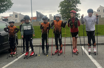 Høstens første rulleskitrening